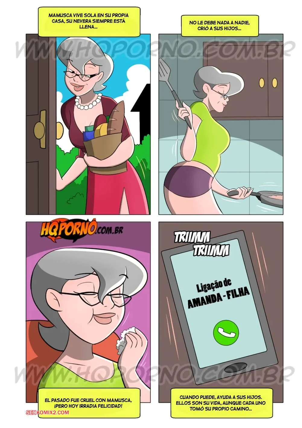 Comic Porno Mamusca. A Sogra Tarada. Parte 1. HQPorno (#4)