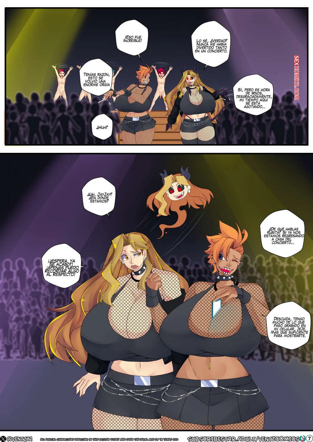 Comic Porno de MIDNIGHT Melody. Ventzx. (#8)
