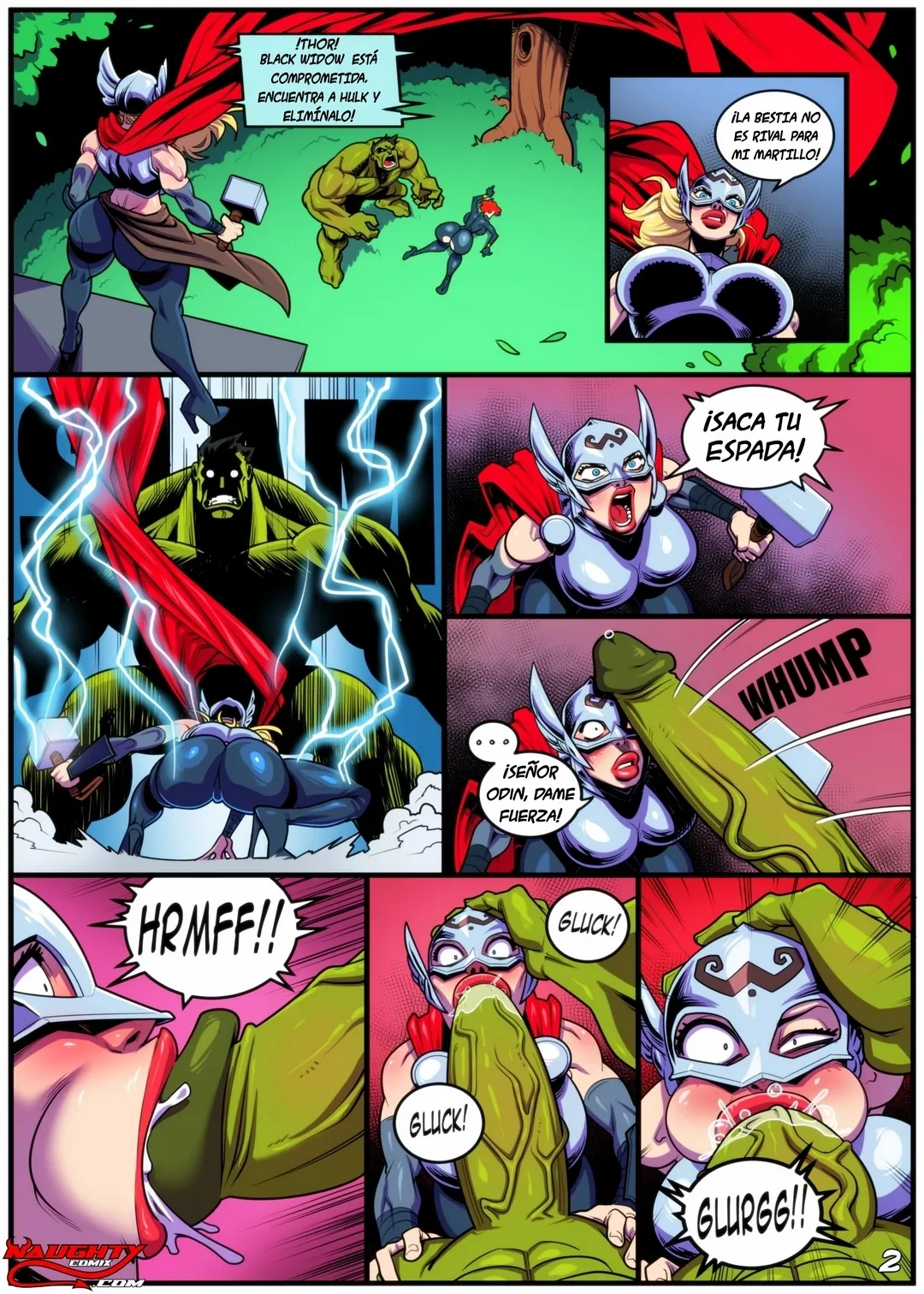 Comic Porno El Insaciable Hulk - Groove1121 (#2)
