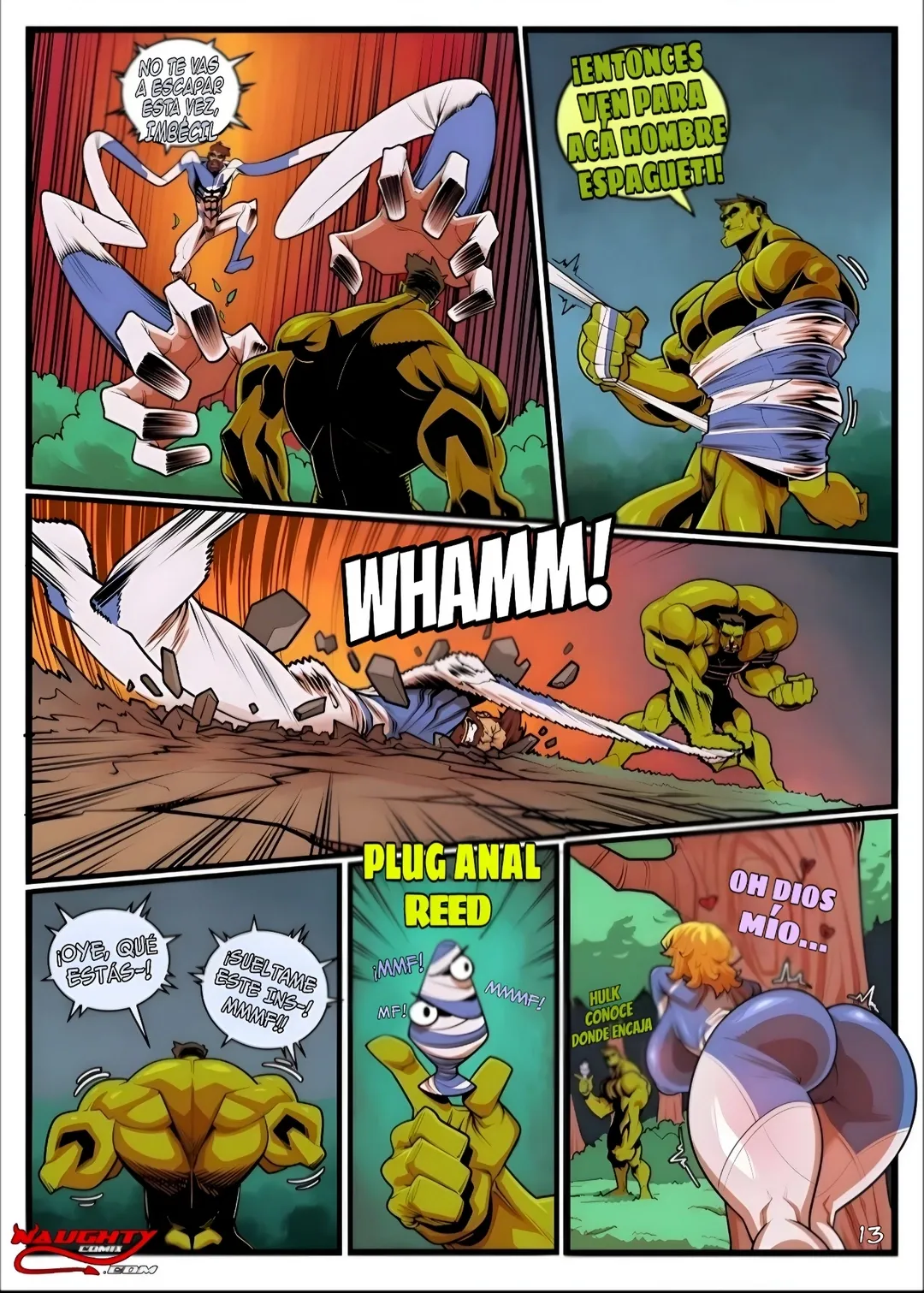 Comic Porno de El Insaciable Hulk - Groove1121 (#13)