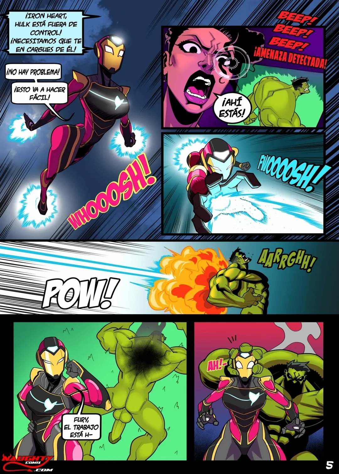 Comic Porno El Insaciable Hulk - Groove1121 (#5)