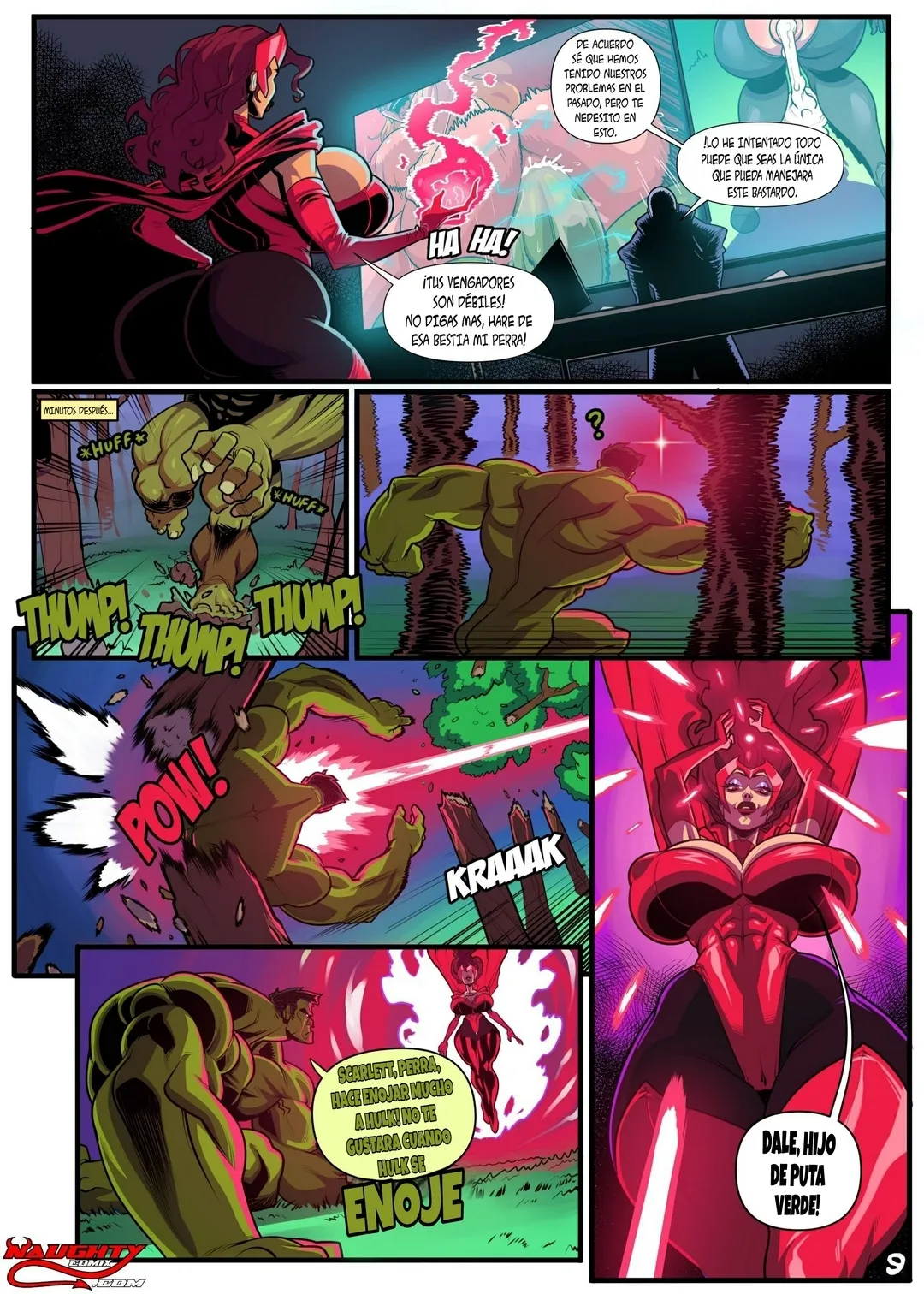 Comic Porno de El Insaciable Hulk - Groove1121 (#9)